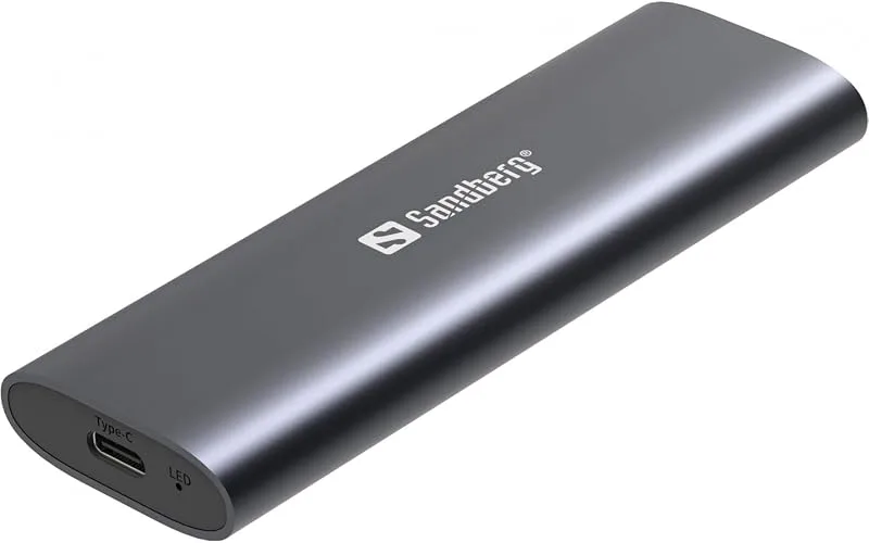 SANDBERG USB 3.2 CASE FÖR M.2+NVME SSD