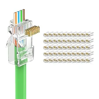 RJ45-kontakter Cat6 Pass Through