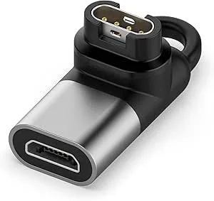 Micro USB-adapter på kontakt för Garmin Fenix 7X 6 X 5 instinct2 venu sq 2s vivoactive 4s Forerunner 245 645 935 945 laddningssats ersättning laddare