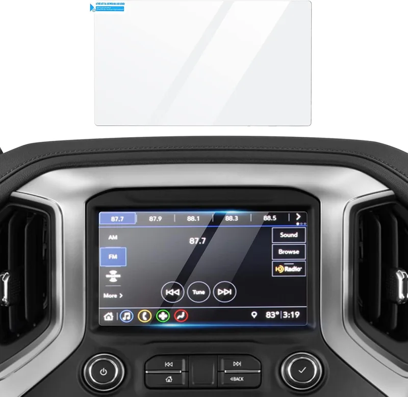 Autorder anpassad passform för skärmskydd 2019 2020 2021 Chevy/Chevrolet Silverado 1500