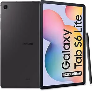Samsung Galaxy Tab S6 Lite (2022), S Pen, Tablet, 10,4 tums LCD TFT, LTE, RAM 4 GB, 64 GB utbyggbar, batteri 7040 mAh, Android 12 Oxford grå Italiensk version: 2022