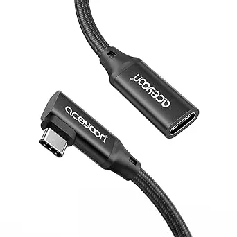 USB C förlängningskabel vinkel 0,5 m