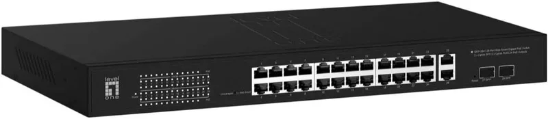 LevelOne GEP-2841 28-portars Web Smart Gigabit PoE-switch