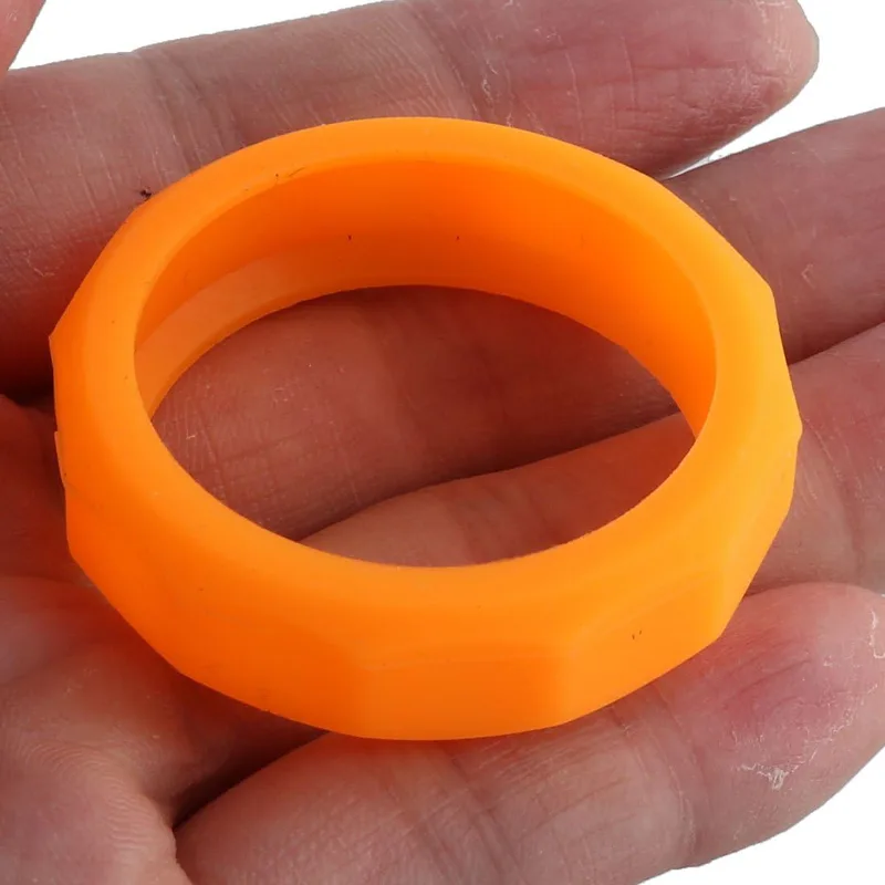 Stage Intervju KTV trådlös mikrofon Protection Anti ring 1,4 tums Dia 3st Orange