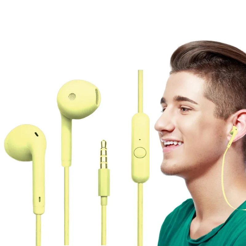 Yeeda trådbundna in-ear-hörlurar med mikrofon, 3,5 mm