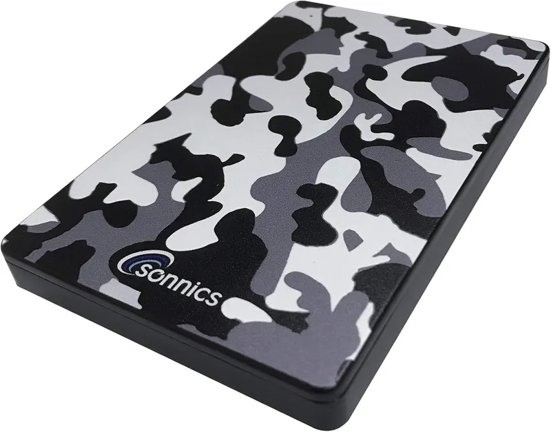 Sonnics 1TB USB 3.1 Typ C Externa Portabla Hårddisk för Windows PC