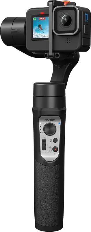 Hög iSteady Pro4-actionkamera gimbal stabilisator, 3 axlar, kompatibel med GoPro 13/12/11/10/9/8/7/6/5, för Osmo Action/Insta360 One R och andra actio