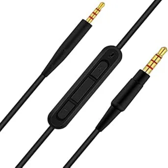 Ersättning för ljudkabelkabel kompatibel med Bose QuietComfort QC45 QC35II QC35 QC25