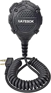 UAYESOK Tvåvägs radio axel mikrofon