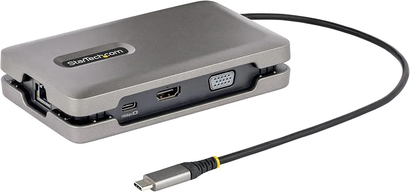 StarTech USB-C multiport-adapter med USB-C DP Alt-läge videoutgång/4K HDMI 2.0/VGA