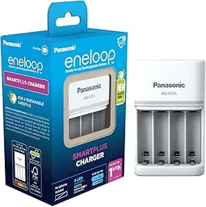 eneloop SMARTPLUS BQ-CC55 Laddare AA/AAA