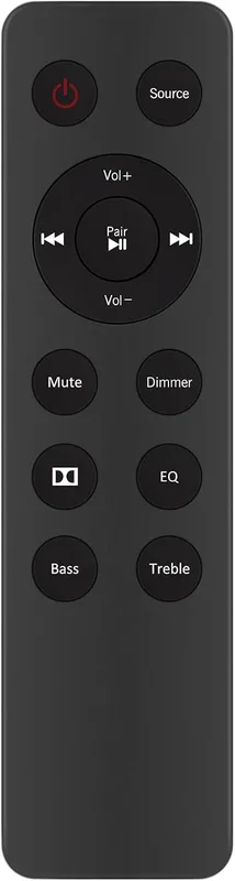 PERFASCIN Ersättningsfjärrkontroll passar till Philips Soundbar-högtalare