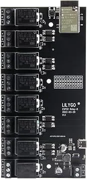 LILYGO TTGO T-relä 5 V 8 kanal relämodul ESP32