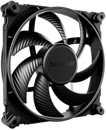 be quiet! SILENT WINGS 4 140 mm PWM 4-stifts fläkt svart BL096