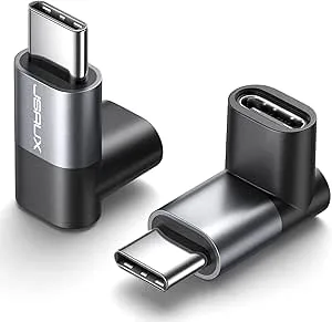 JSAUX 90 graders USB C-adapter 2 stycken