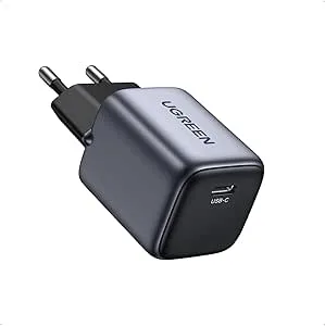 UGREEN Nexode 30W USB C-laddare USB C Power Bank GaN II Tech Snabbladdare Kompatibel med iPhone 14 Pro Max, 14, 13, 12, Galaxy S23 Ultra, S22, iPad, Tab A8, Pixel, HomePod (Svart)