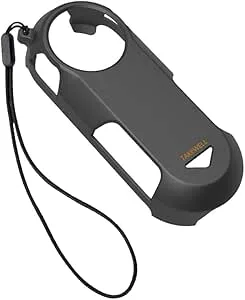 TAKEWELL Skyddsfodral för GARMIN VARIA RTL515 (Lock + snodd), väger endast 7.6 g, ultratunn design möjliggör smidiga GPS-signaler, Effektiv värmeavledning. Svart, 1 st.