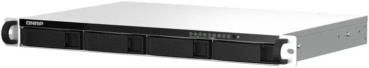 Qnap TS-464eU 4GB RAM, 2 x 2,5 GBase-T, 1HE, paket med 4 x 2 TB Seagate IronWolf NAS HDDs
