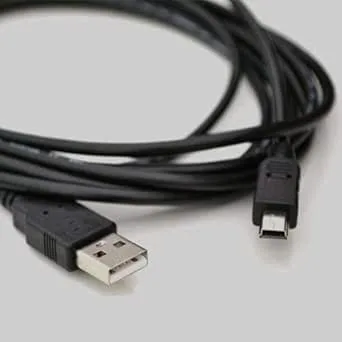 Mr. Gadget's Solutions 3 meter lång mini-USB-data- och laddningsströmkabel, kompatibel med Nextbase 312GW – bilkamera – videokamera för fordon