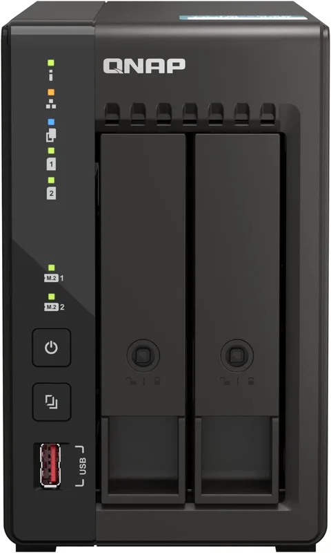 QNAP TS-253E NAS-server 2 fack