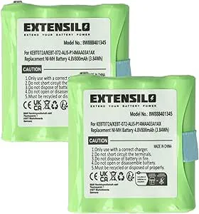 2 x batteri kompatibel med Motorola TLKR T3, T4, T5, T50, T6, T60, T61, T7, T8, T80 radio
