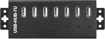 Waveshare Industrial Grade USB HUB Extending 7X USB 2.0 Ports