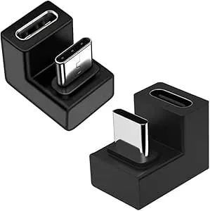 Mepsies USB C Adapter 180 Graders U-formad