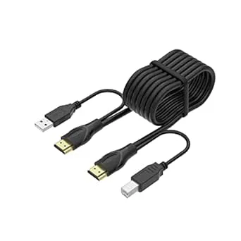 1,8 m USB HDMI KVM-kabel för HDMI KVM-switch