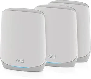 NETGEAR Wifi 6 Tri Band Orbi Mesh System (RBK763S)