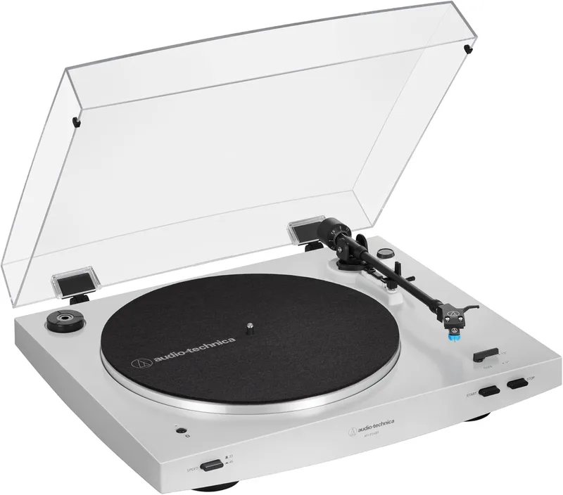Audio-Technica LP3XBTWH Automatisk remdriven skivspelare