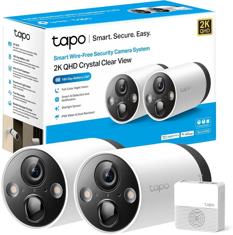 TP-Link Tapo Smart trådlöst säkerhetskamerasystem