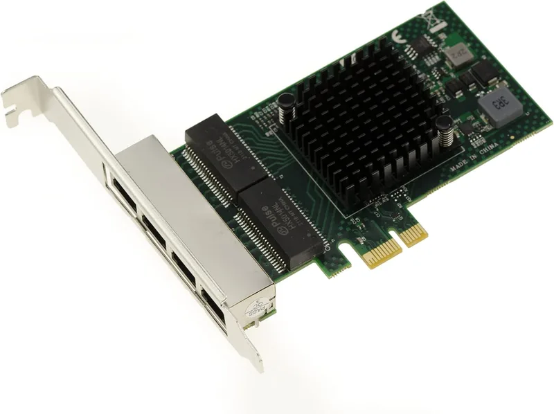 KALEA-INFORMATIQUE GIGABIT Ethernet 10 100 100 1 000 Mb 4-portars RJ45 Quad LAN-styrenhetskort