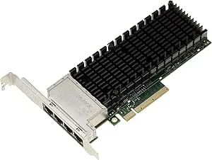 KALEA-INFORMATIQUE PC-kort och PCIe 3.0 x8 Quad ethernet RJ45 10G