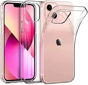 Oprimio Kristallklart fodral för iPhone 13 [Silikonfodral]
