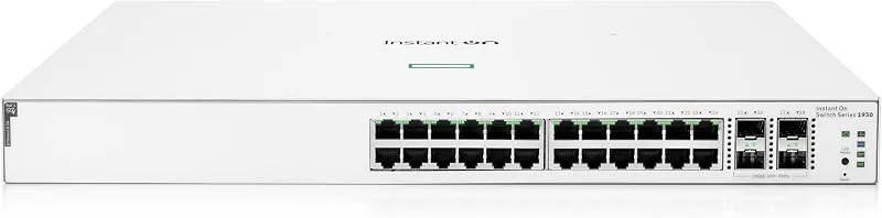 HPE Networking Instant On Switch Series 1930 24-port Gb smart hanterat lager 2+ Ethernet-omkopplare med PoE