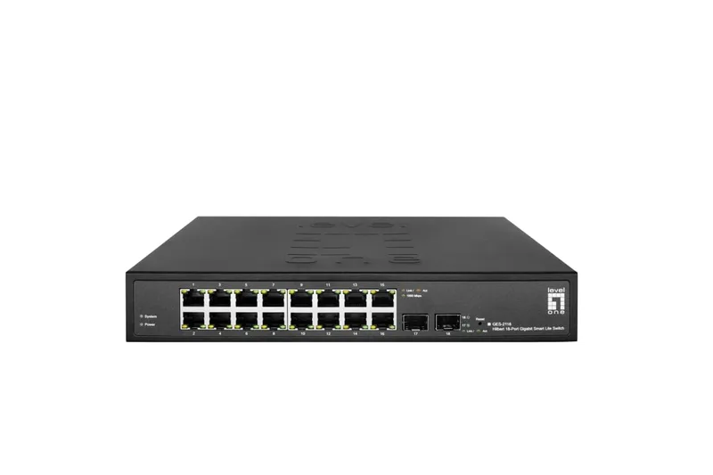 LevelOne GES-2118 Hilbert 18-port Gigabit Smart Lite Switch
