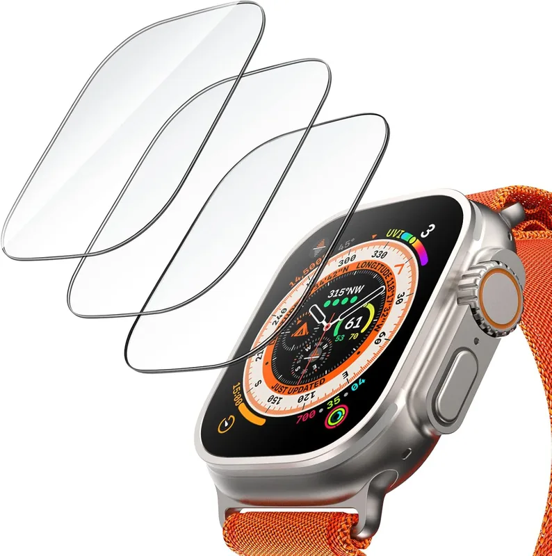JETech Skärmskydd för Apple Watch Ultra 3/2/1 49mm skärm