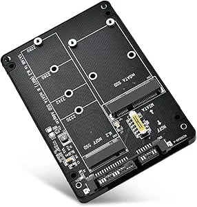 ELUTENG M.2 NGFF/mSATA till 2,5" SATA III-adapter,