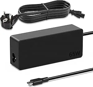 65 W USB C laptop laddare för Lenovo ThinkPad T14 T15 T480 T480s T490 T580 T590 X13 X280 X380 X390 L480 L490 E14 E15 E480 E490 E580 E580 E5900 Yoga 720 730 910 typ C strömadapter