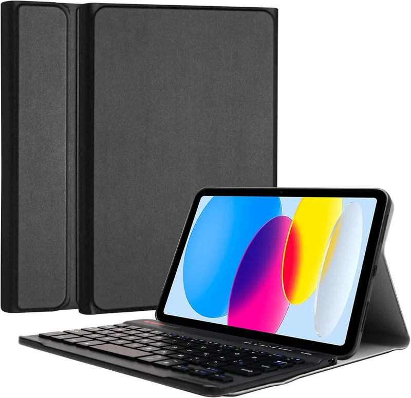 TECHGEAR Tangentbordsfodralet passar nya iPad 10 10,9