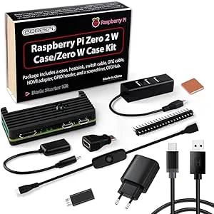 GeeekPi Raspberry Pi Zero 2W fodral kit