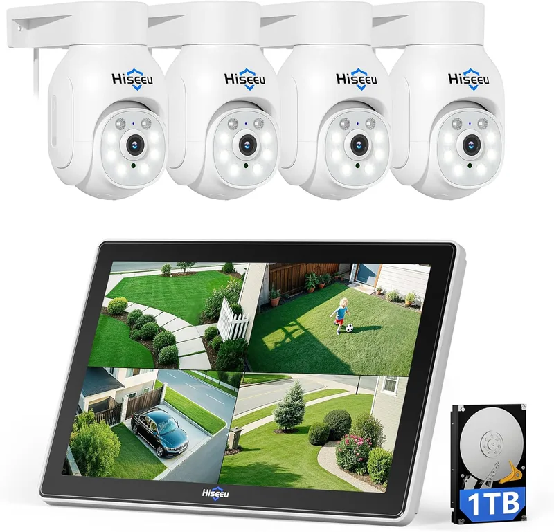 Hiseeu PTZ+10CH Monitor