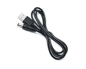 iTechCover USB-kabel laddningskabel laddare strömledning kompatibel med Huawei 5G CPE Pro H112-372 WiFi router brittisk kontakt/ (1 m/3,3 fot) / (22 AWG) 5 V 2 A/svart