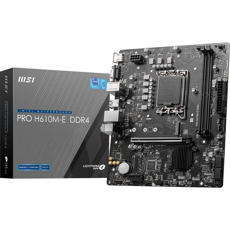 MSI PRO H610M-E DDR4