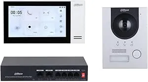 DAHUA KTP01L(F) KIT VIDEOPORTERO IP EXTERIOR PARA INSERTAR + INTERIOR MONITOR