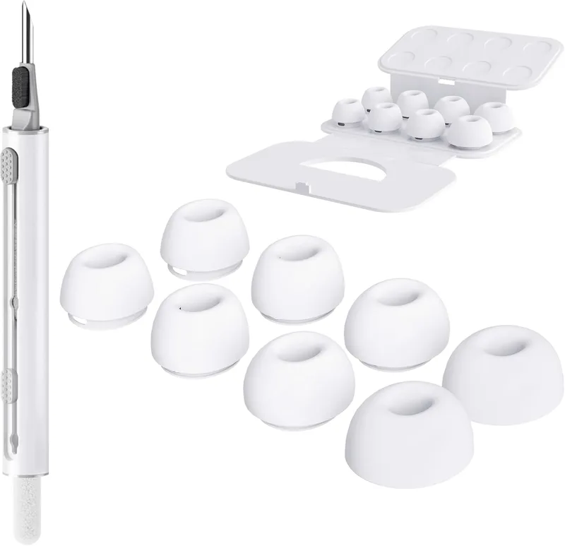 Seltureone 4 par silikonspetsar för Airpods Pro