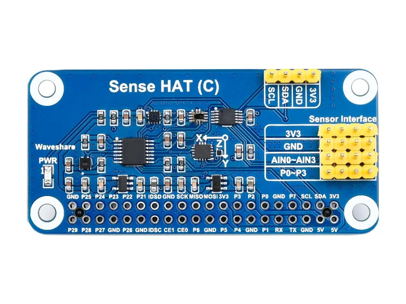 Waveshare Sense HAT (C) för Raspberry Pi