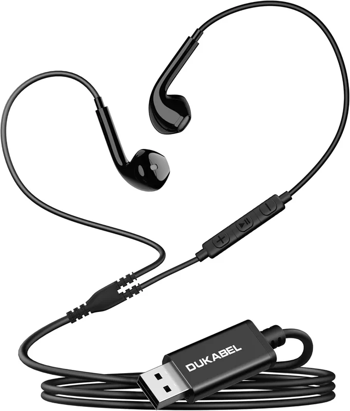 DuKabel USB In-Ear-hörlurar