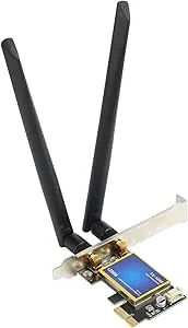 PCIE WiFi-kort, 2.4G 5G Dual Band Trådlös Nätverksadapter, 1200Mbps, Bluetooth 4.0 Gaming WiFi-kortadapter för Stationär Dator PC