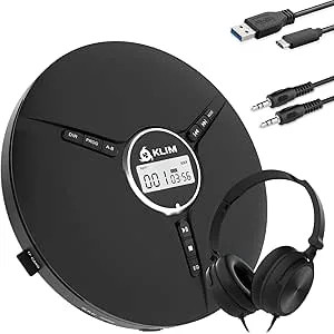 KLIM Discman med hörlurar